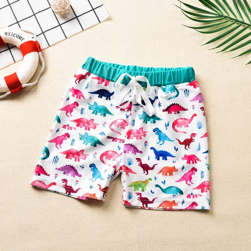 Aalizzwell Baby Swim Trunks, Toddler Infant Swimsuit Bathing Suit Beach Swimming Shorts (Dinosaur, 0-6 Months) - Image 2